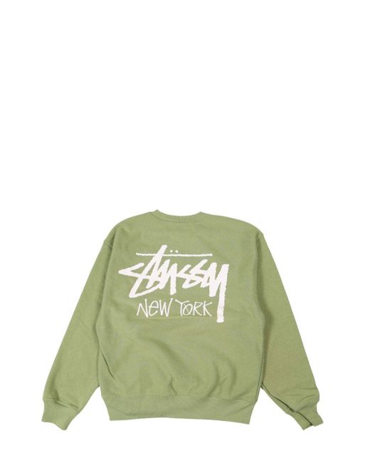 Stussy green crew neck hotsell