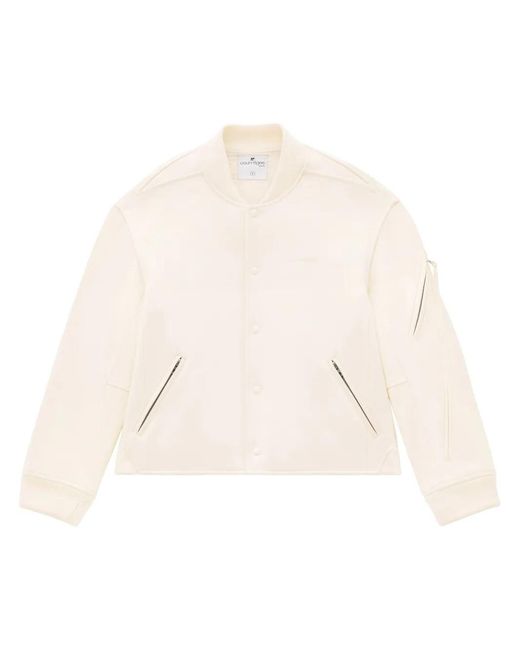Courreges Natural Wool Bomber Jacket for men