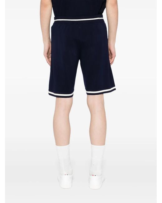 Kiton Blue Knt Shorts for men