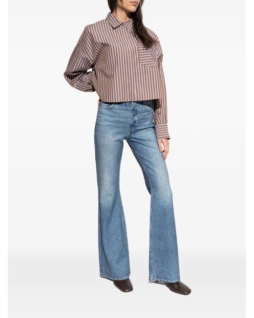 Rag & Bone Blue Miramar Flared Jeans