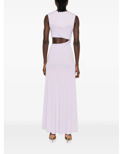 Christopher Esber Purple Sleeveless Maxi Dress