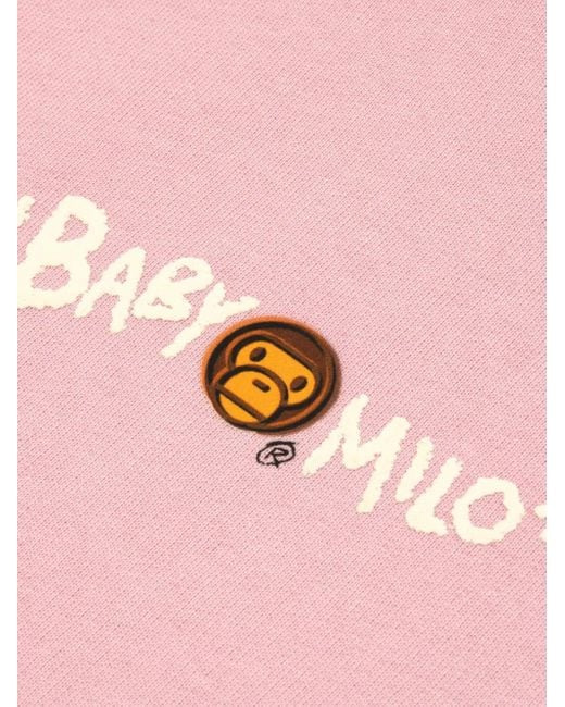*BABY MILO® STORE BY *A BATHING APE® グラフィック パーカー Pink