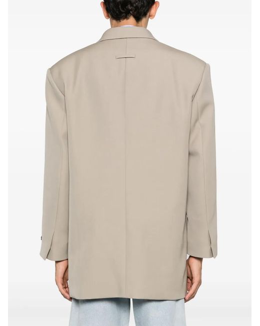 Fear Of God Natural Double-Breasted Wool Blend Blazer for men