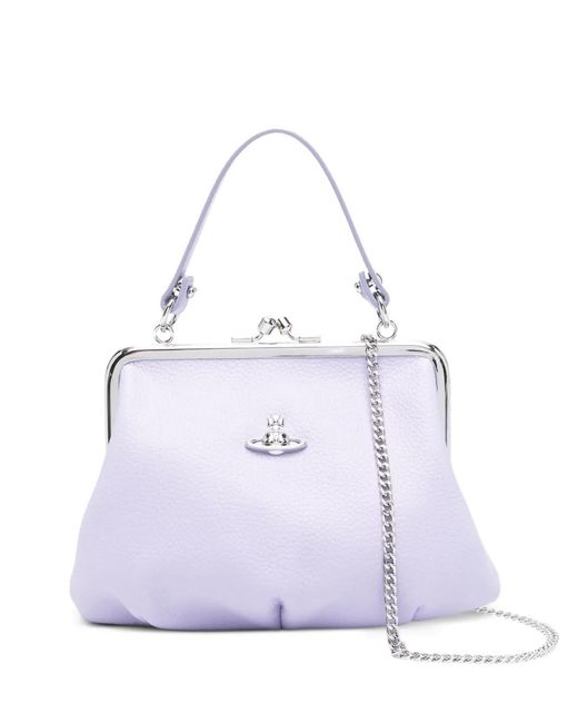 Vivienne Westwood White Granny Frame Logo-Detail Tote Bag