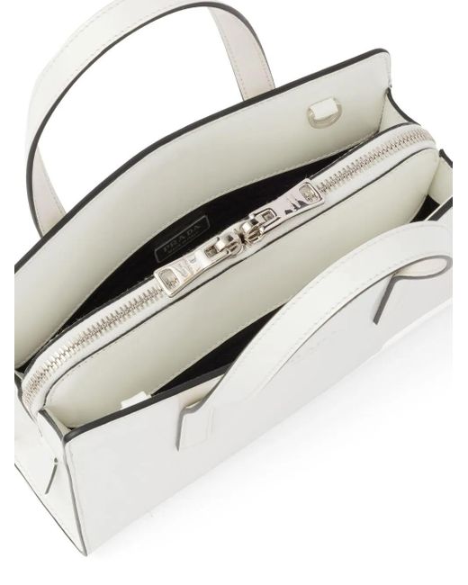 Prada White Re-Edition 1995 Leather Bag