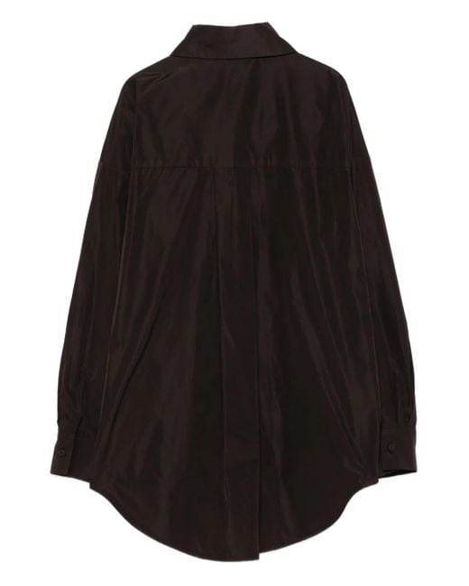P.A.R.O.S.H. Black Button-Down Shirt