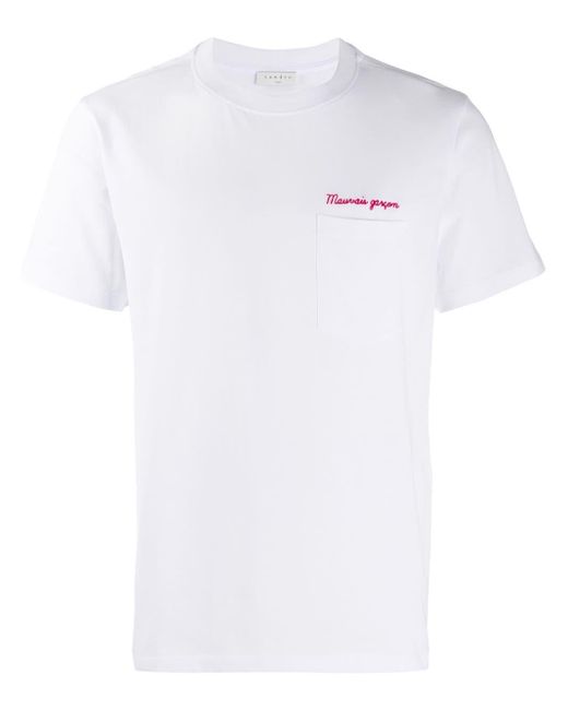 T-shirt Mauvais Garçon Sandro pour homme en coloris White