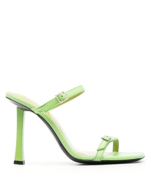 By Far Green Flick 90Mm Sandals