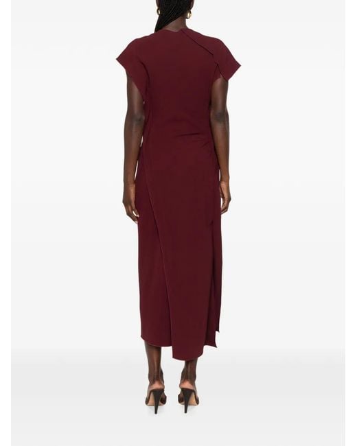Victoria Beckham Purple Dress Victoria