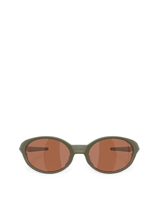 Oakley Green Eye Jacket Redux Oval-Frame Sunglasses for men