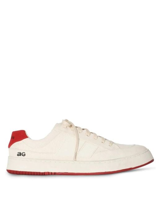 Osklen White Ag Canvas Sneakers