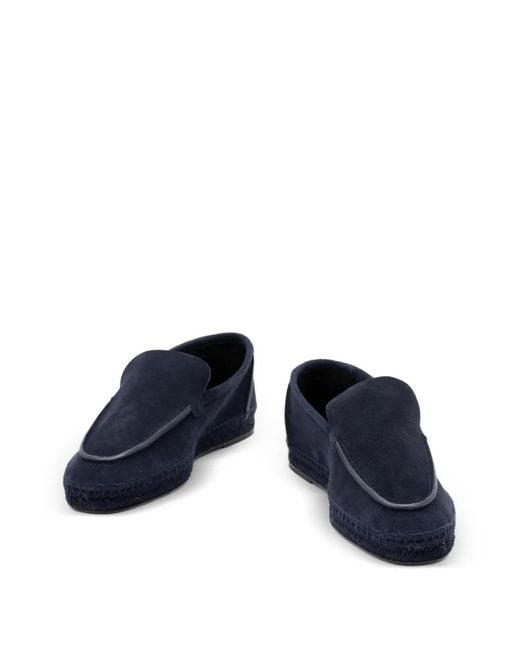 Castaner Blue Leather Espadrilles for men