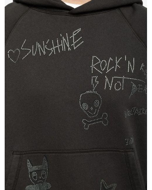Zadig & Voltaire Black Georgy Mo Chin Mul Hapy Zv St