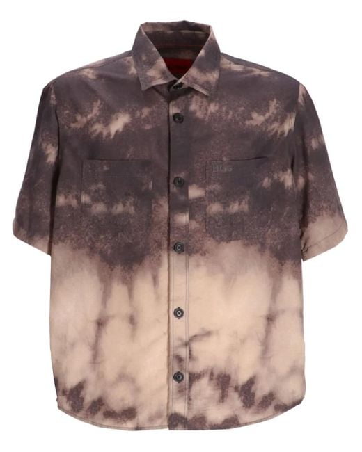 Camisa Eratino HUGO de hombre de color Brown