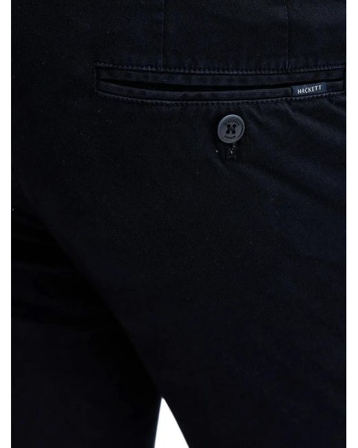 Hackett Blue Button-Fastening Trousers for men
