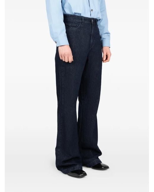 Societe Anonyme Blue Belt-Loops Trousers