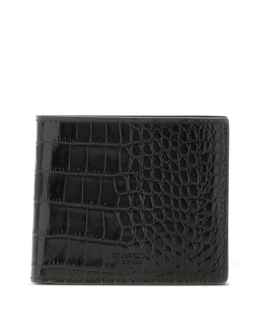 Tom Ford Black Leather Wallet for men
