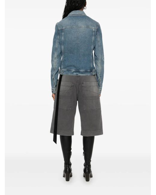 Rick Owens Blue Trucker