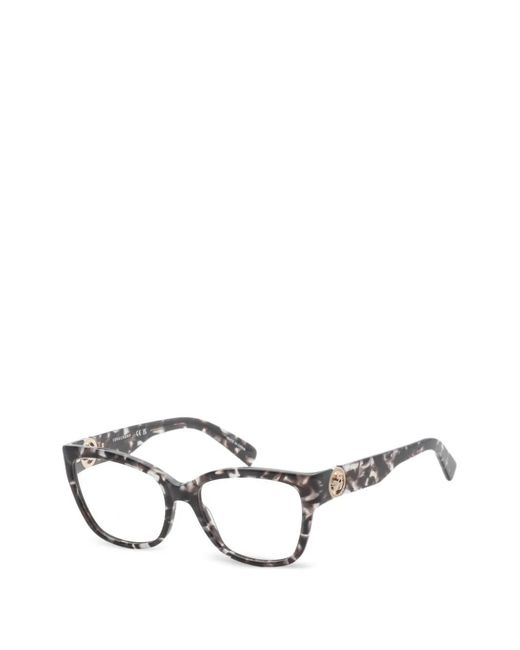 Longchamp White Eckige Brille