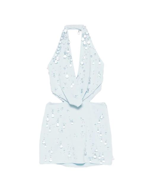 cult gaia white beaded dress COBIE GOWN