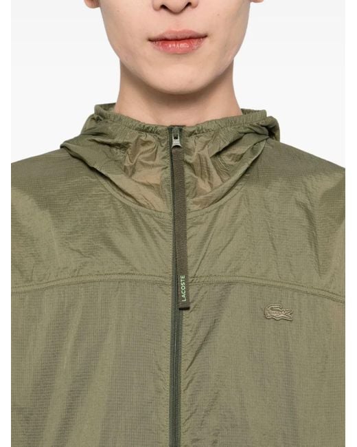 メンズ Lacoste ロゴ ジャケット Green