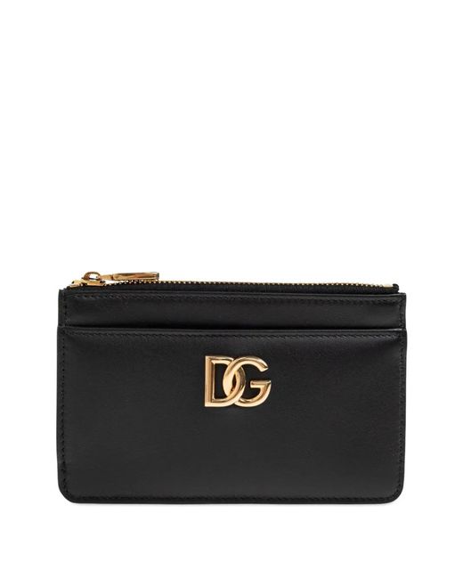 Dolce & Gabbana Black Dg-Logo Card Holder