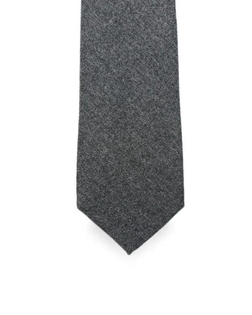 Canali White Wool Tie for men