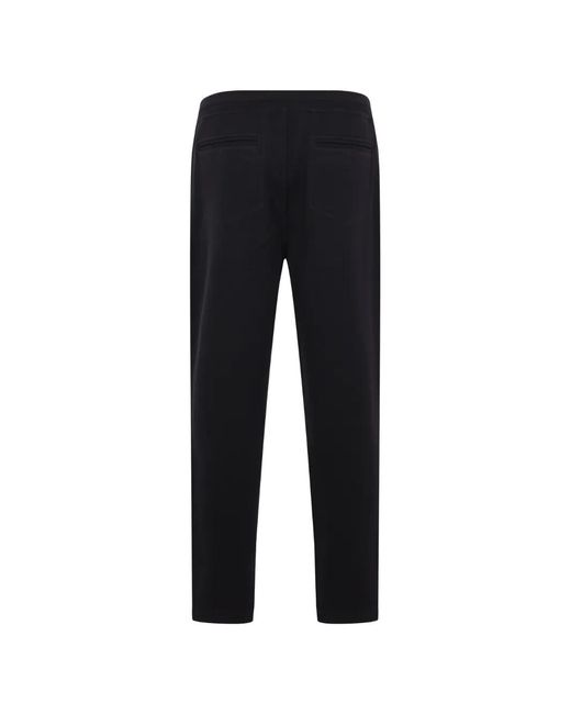 Brunello Cucinelli Black Cotton Blend Sweatpants for men