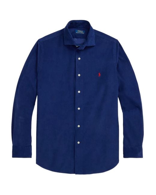 Polo Ralph Lauren Blue Long Sleeve-Sport Shirt for men