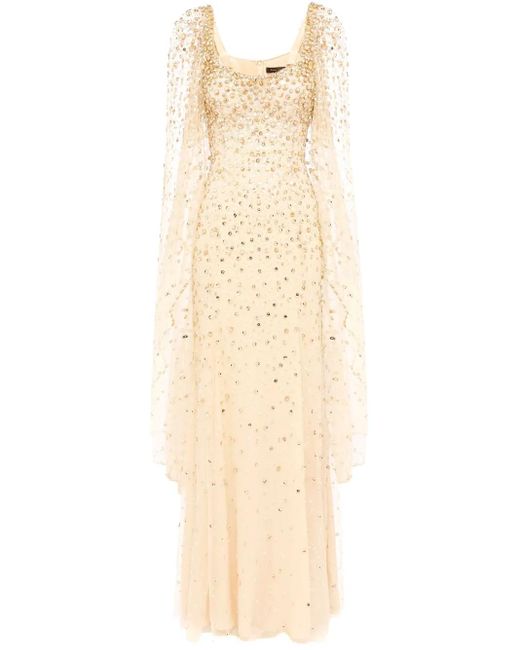 Jenny Packham Natural Angel Wing Dress
