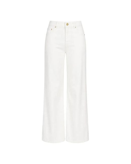 iBlues White Wide-Leg Jeans