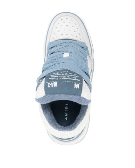 Amiri Ma-1 Leren Chunky Sneakers in het White