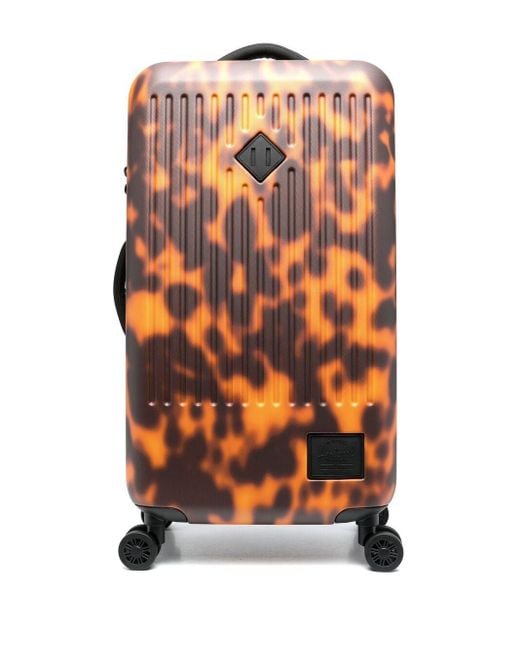 Herschel Supply Co. Brown Tortoiseshell-print Hard Shell Suitcase