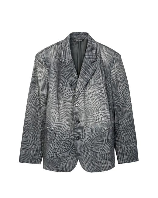Blazer A Cuadros CAMPERLAB de color Gray