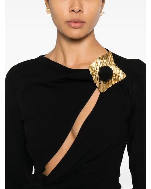 Cult Gaia Black Stassi Top