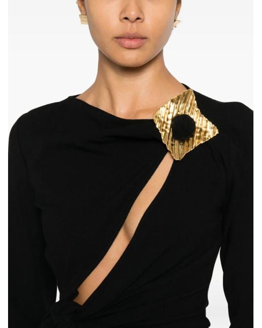 Cult Gaia Black Stassi Top