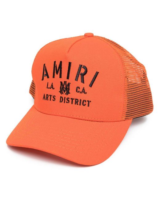 Amiri コットン トラッカーハット カラー: オレンジ メンズ | Lyst