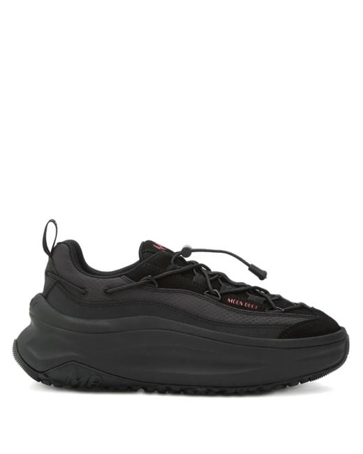 Moon Boot Black Lace-Up Platform Sneakers