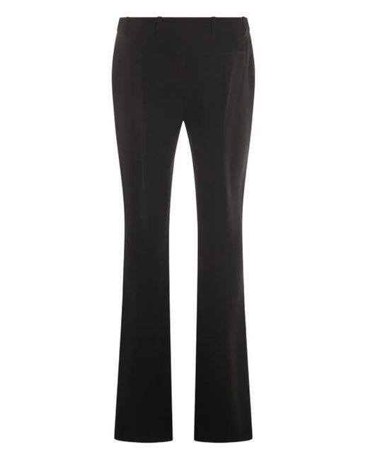 McQueen Black Flared Trousers
