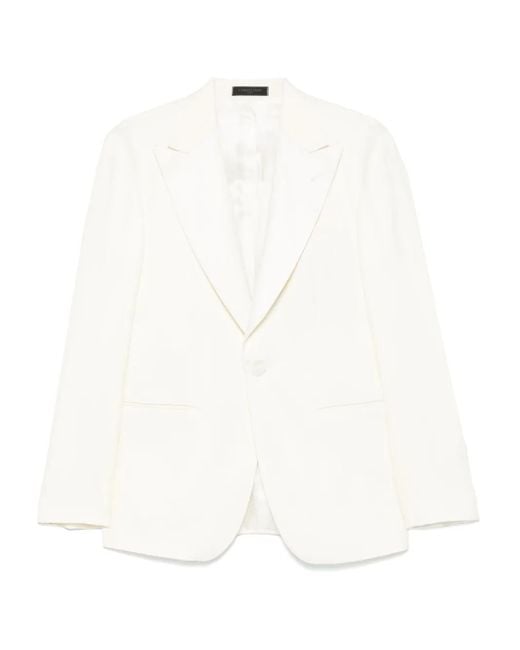 メンズ Corneliani ウール ジャケット White