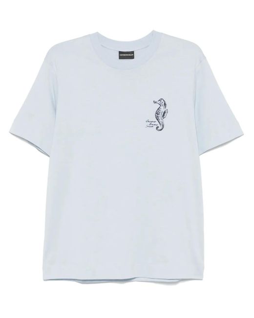 メンズ Emporio Armani Milleraies Tシャツ White
