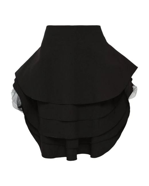Comme des Garçons Black Layered Tulle Skirt