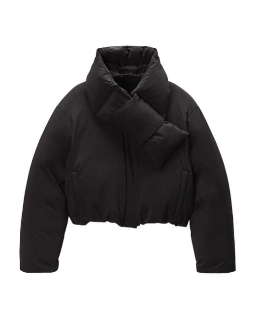 Alexander Wang クロップド パデッドジャケット Black