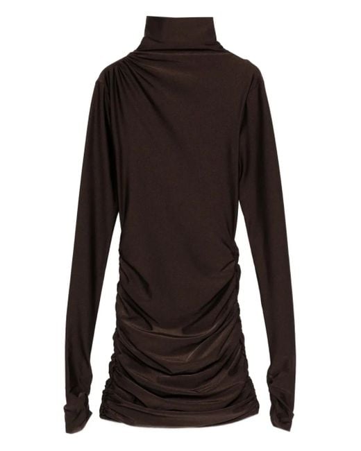 ANDAMANE Black Kleid mit Rollkragen