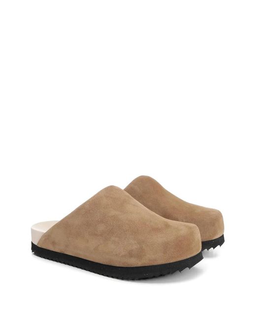 WUD Brown Stem Clogs