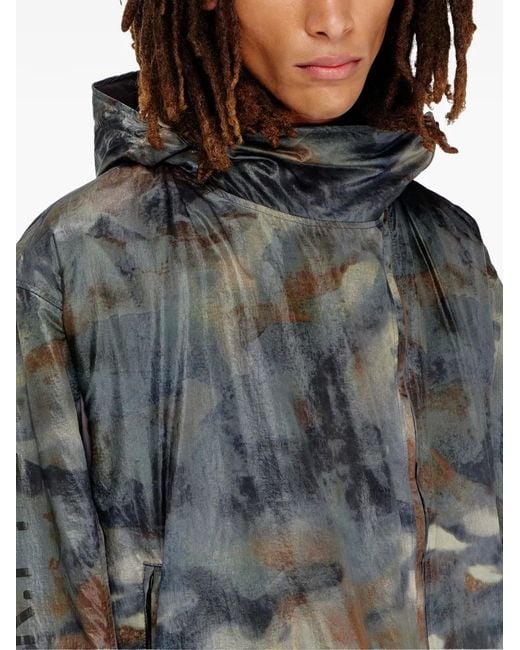 DIESEL Gray J-Squad-Bmcx Jacket for men