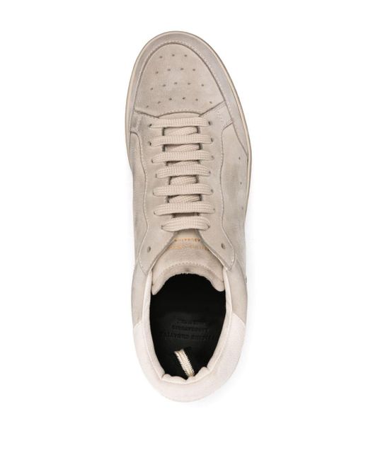 Officine Creative White The Answer 005 Distressed Sneakers for men