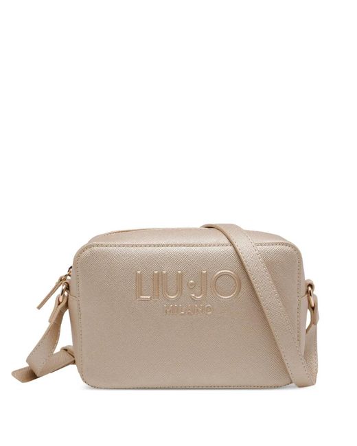 Liu Jo Natural Logo-Detail Crossbody Bag