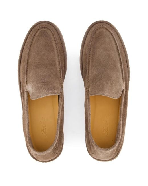 Mocasines con puntera de almendra Aurélien de hombre de color Brown