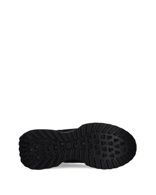 Boss Black Baskets Griffées À Détails En Résille for men